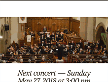 Tablet Screenshot of dundasvalleyorchestra.ca